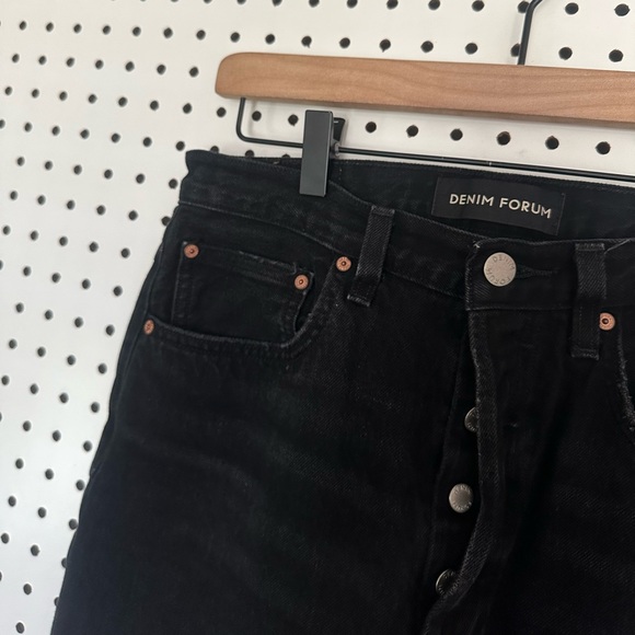 Aritzia Denim Forum The Joni High Rise Loose Black Jeans - Picture 4 of 6